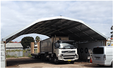 20′ Space, Gambrel Roof Style, 115 MPH, 30 PSF Model: GM201