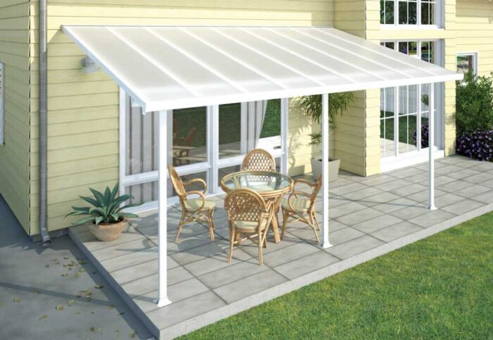 Feria Patio White Awning
