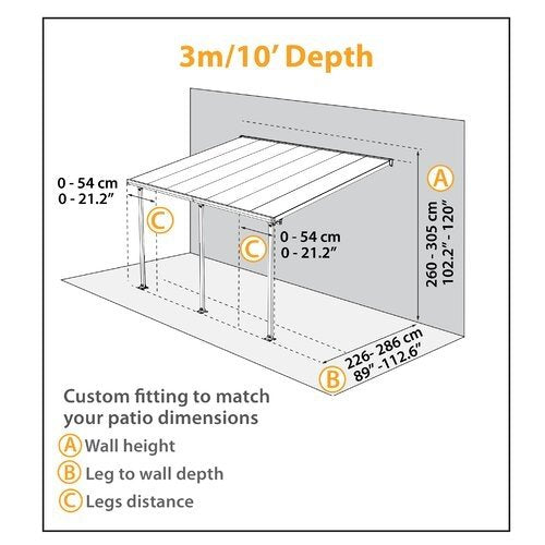 Feria Patio Cover Kit | Canopia by Palram