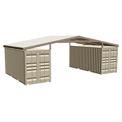 40′ Space, Gable Roof Style, 115 MPH, 33 PSF Model: GB561
