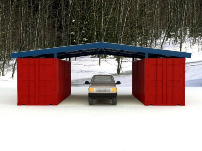 20′ Space, Gable Roof Style, 70 MPH, 25 PSF Model: GB36