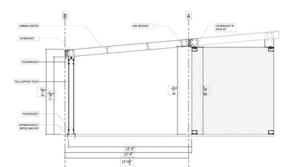 Podroof Awning for Covers