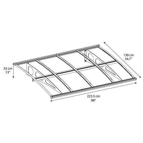 Bordeaux 2230 Door Awning