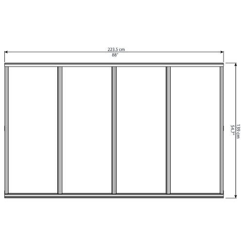 Bordeaux 2230 Door Awning