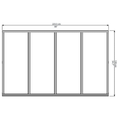 Bordeaux 2230 Door Awning