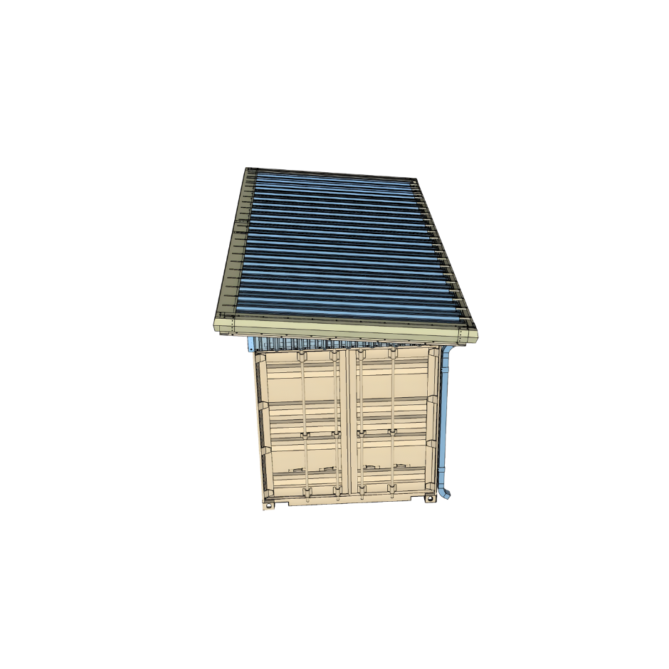 PodRoof Container Cover | CCPB205 Model