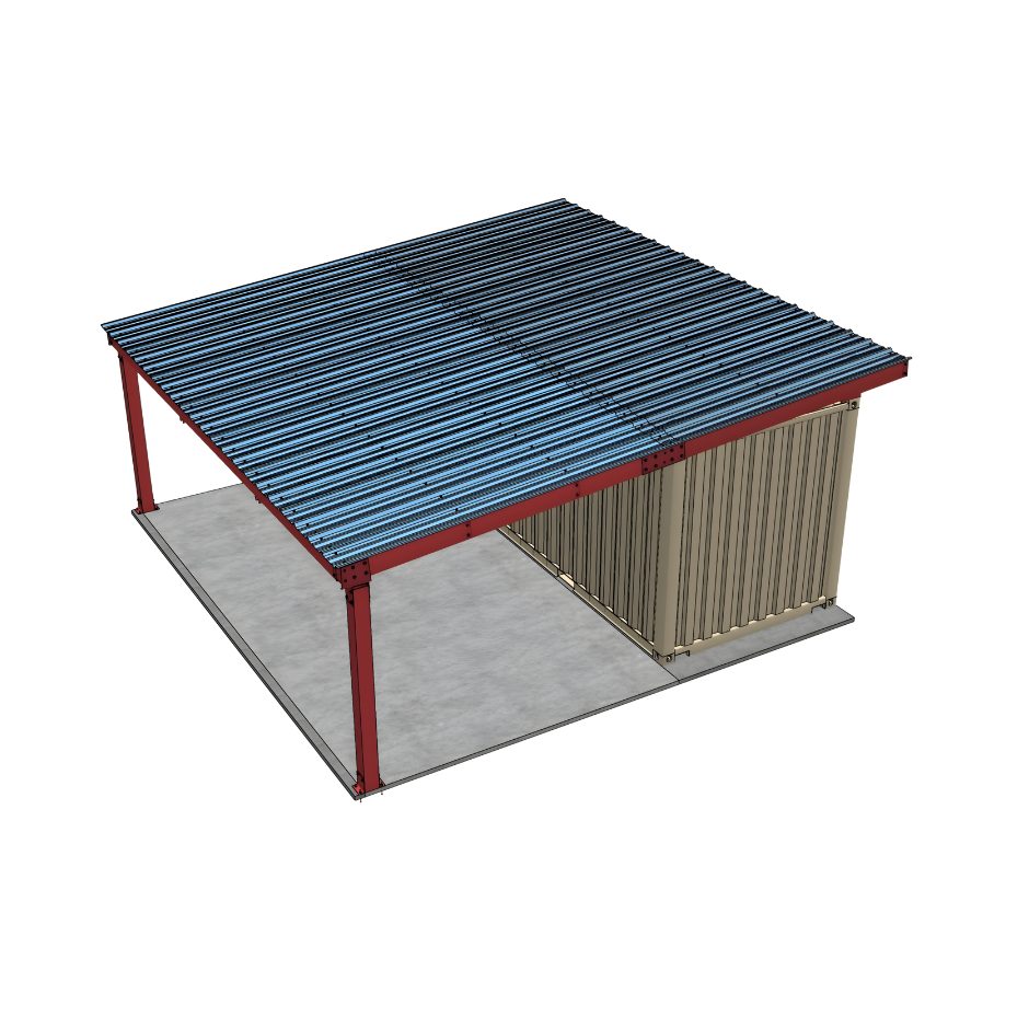 PodRoof Awning | Accessory for PodRoof Container Covers