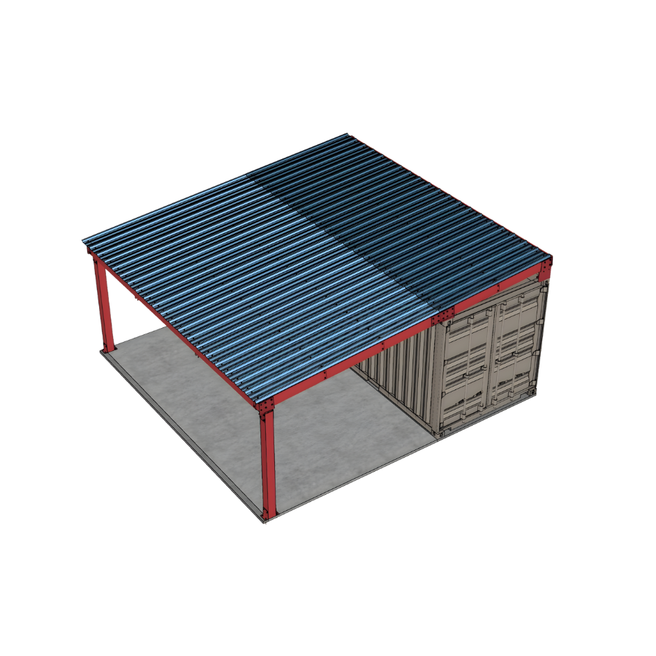 PodRoof Awning | Accessory for PodRoof Container Covers