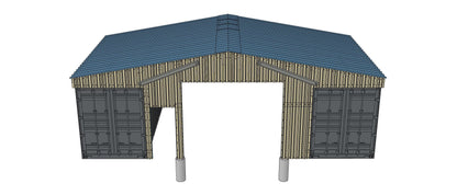 Metal End Wall | EW-GB36SP Model | Accessory for PodRoof Kit GB36SP