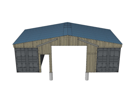 Metal End Wall | EW-GB36SP Model | Accessory for PodRoof Kit GB36SP