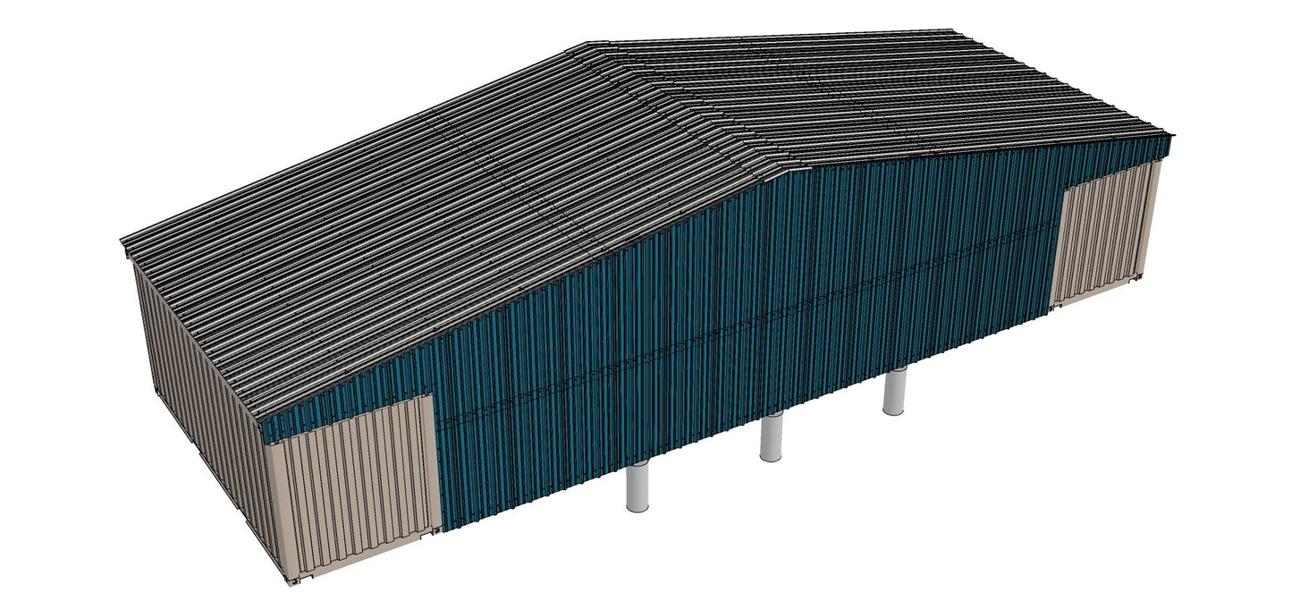 Metal End Wall | EW-GB561 Model | Accessory for PodRoof Kit GB561