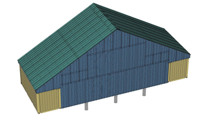 Metal End Wall | EW-GB5630 Model | Accessory for PodRoof Kit GB5630