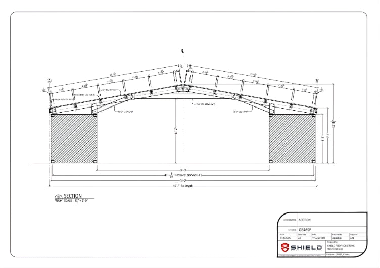 PodRoof Kit | GB46SP Model | Gable Roof Style