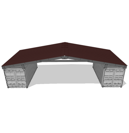 30′ Space, Gable Roof Style, 115 MPH, 33 PSF GB46