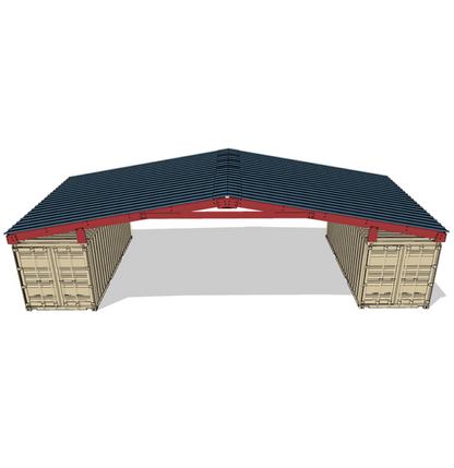 30′ Space, Gable Roof Style, 115 MPH, 33 PSF GB46