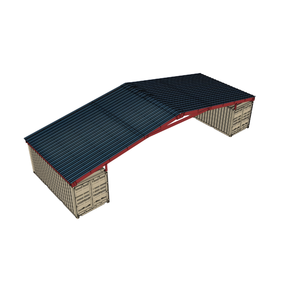 PodRoof Kit | GB561 Model | Gable Roof Style