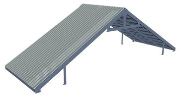 40′ Space, High Pitched Roof Style, 115 MPH, 75 PSF Model: GB5630