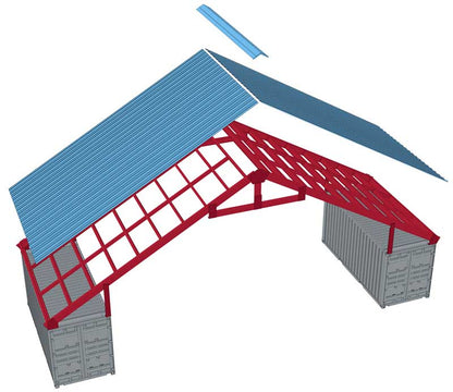 40′ Space, High Pitched Roof Style, 115 MPH, 75 PSF Model: GB5630