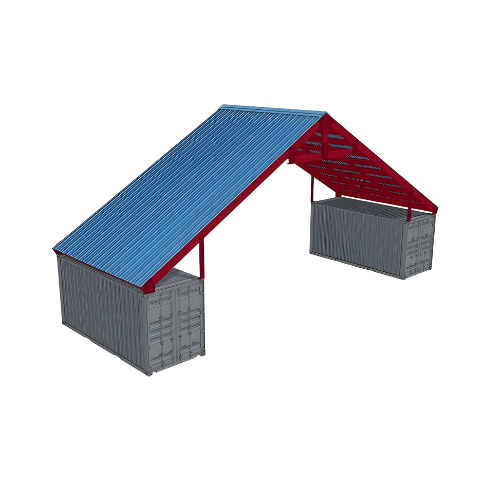 PodRoof Kit | GB5630 Model | High-Pitched Gable Roof Style