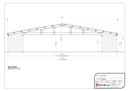 Gable PodRoof Kit | Model GB56HZ