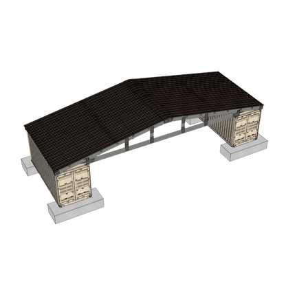 PodRoof Kit | GB56HZ Model | Gable Roof Style