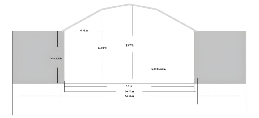 PodRoof Kit | GM201 Model | Gambrel Roof Style