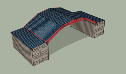 30′ Space, Gambrel Roof Style, 115 MPH, 30 PSF GM30
