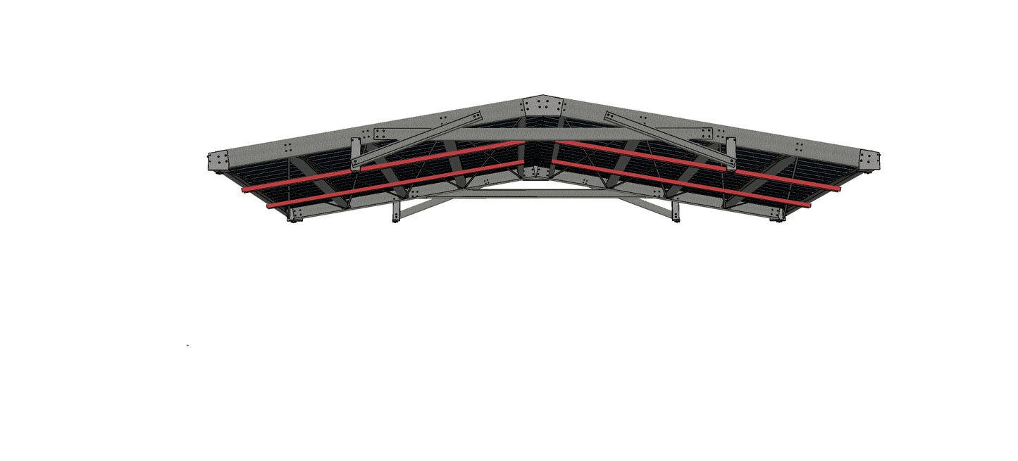 20′ Space, Gable Roof Style, 115 MPH, 62 PSF Model: GB36SP