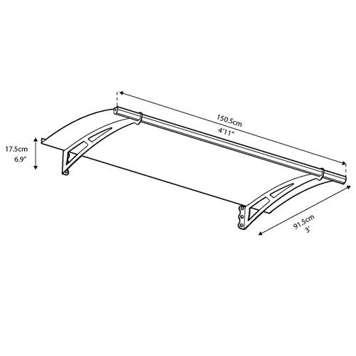 Aquila 1500 Door Awning