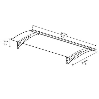 Aquila 1500 Door Awning