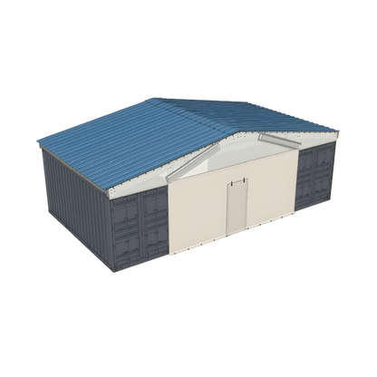 Tarp End Wall | TW-GB36SP Model | Accessory for PodRoof Kit GB36SP