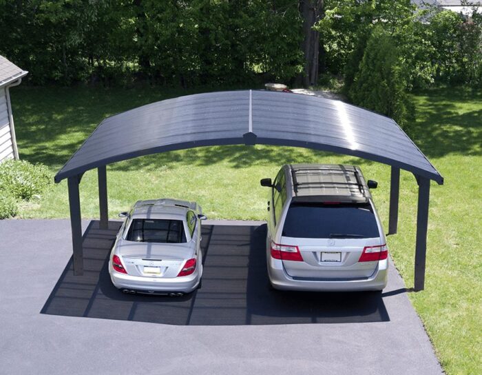 Arizona Wave Double Carport Arch-Style
