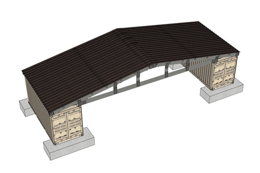 PodRoof Kit | GB56HZ Model | Gable Roof Style