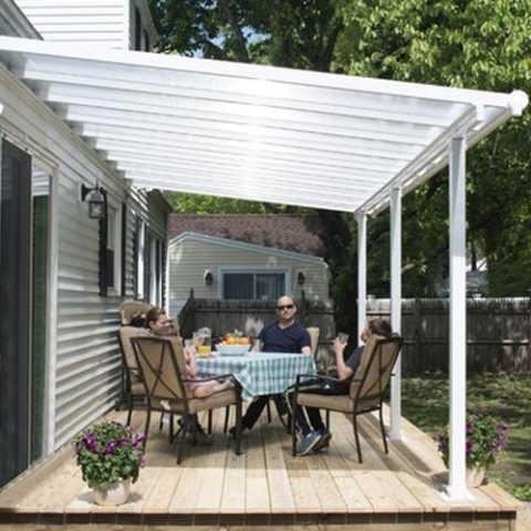 White Olympia Patio Awning 10′ x 20′ x 10′ - Shield